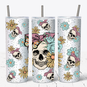 Floral Retro Skull