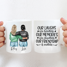 Load image into Gallery viewer, Best Friends / Sister Mug - Our Laughs are Limitless