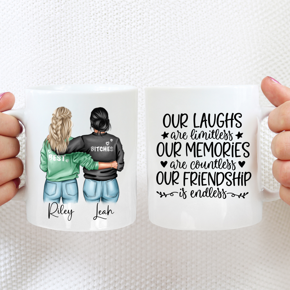 Best Friends / Sister Mug - Our Laughs are Limitless