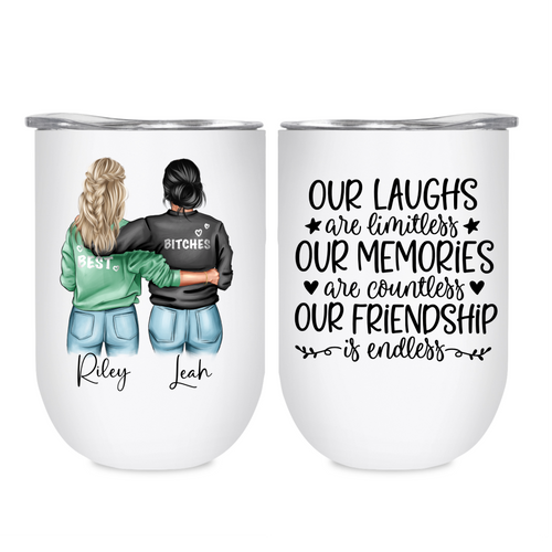 Best Friends / Sister Tumbler - Our Laughs are Limitless