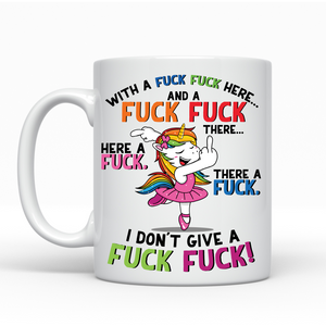 Unicorn ‘I don’t give a f*ck’ Ceramic Mug