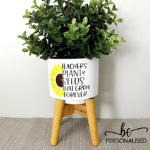 Load image into Gallery viewer, Teacher Gift Mini Pot Plant “Teachers Plant Seeds”