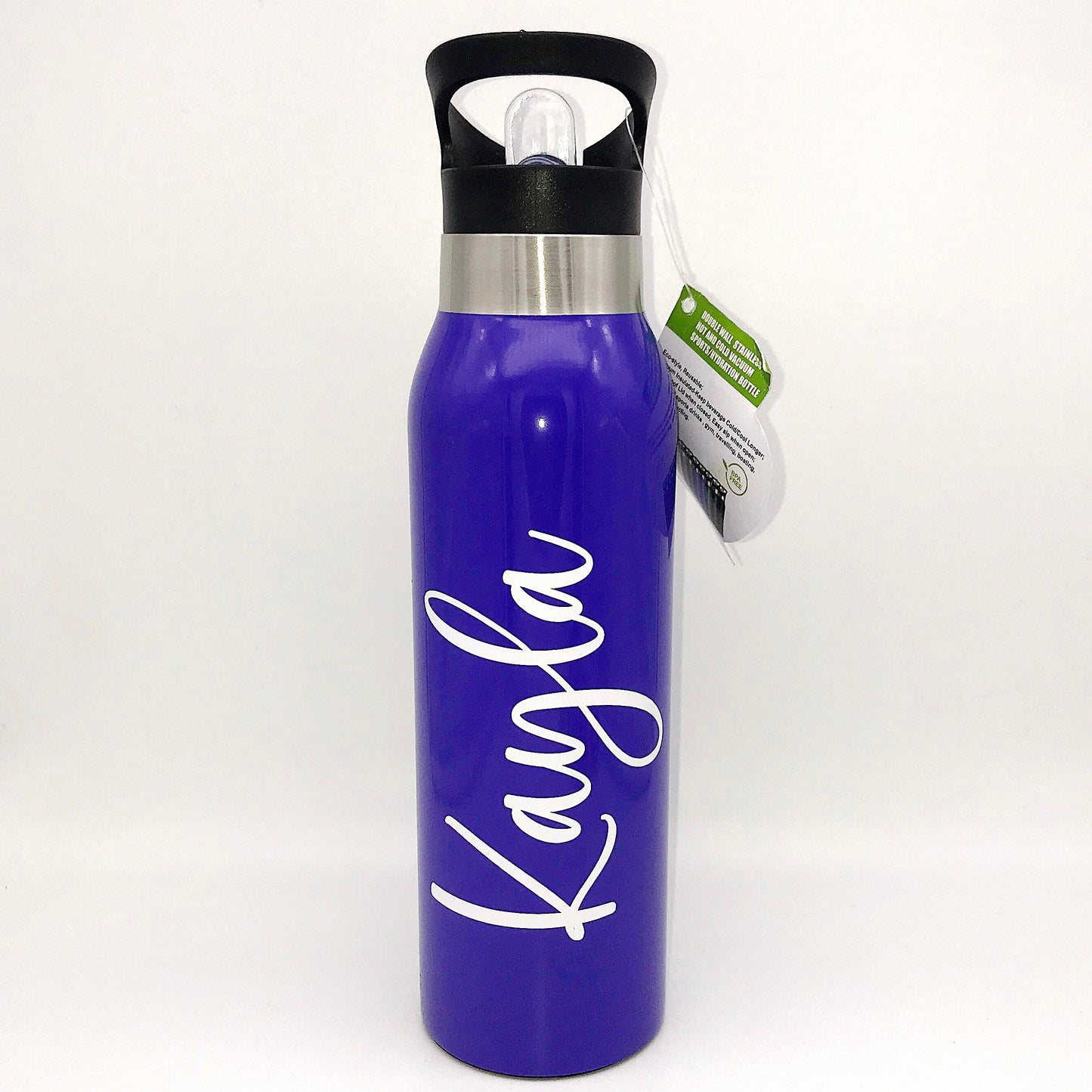 Purple 500ml Double Wall Stainless Steel Bottle