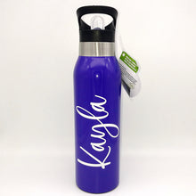 Load image into Gallery viewer, Purple 500ml Double Wall Stainless Steel Bottle