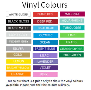 Teacher Gift Set - Chose your colour vinyl