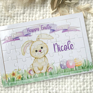 Easter Puzzle -  Purple Flopsy Bunny