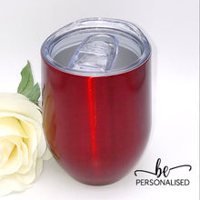 Load image into Gallery viewer, Plain Coffee/Wine Insulated Tumbler - Red