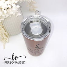 Load image into Gallery viewer, 12oz Straight Insulated Tumbler - Rose Gold