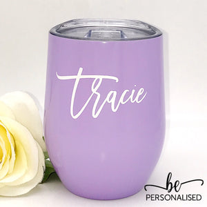 Plain Coffee/Wine Insulated Tumbler - Lilac