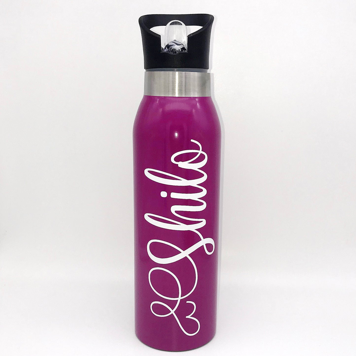 Fuchsia 500ml Double Wall Stainless Steel Bottle