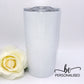 Insulated Coffee Tumbler - White