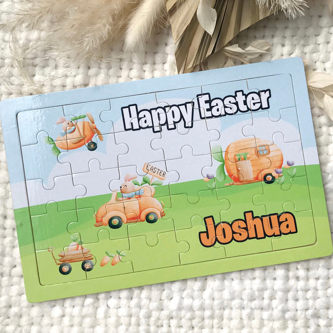 Easter Puzzle - Transport Bunnies