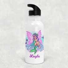 Load image into Gallery viewer, Fairy Flower Straw Drink Bottle